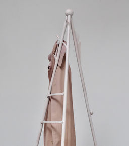 Design sculpture Elements coatrack, design by Valentina Cameranesi, made by Fratelli Argiolas, contemporary Sardinian craft